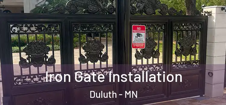 Iron Gate Installation Duluth - MN